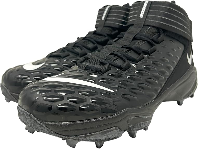 Nike Force Savage Elite 2 'Black White' Men's Football Cleats (BV5448-001) Size 16, Black/White-mid3