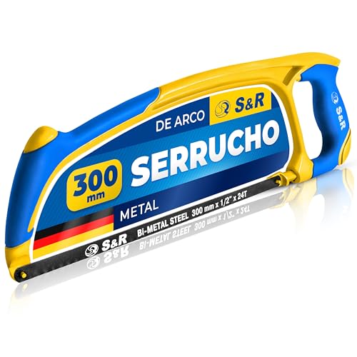 S&R Sierra Para Metal Y Plastico Con Hoja De Repuesto Bimetálica De 300 Mm (1. Sierra Para Metal Y Plastico)