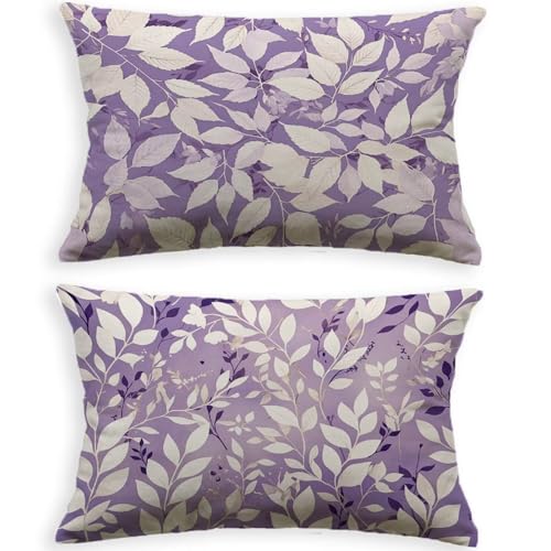 Fundas cojines 40x60cm sofá cama dormitorio terciopelo hojas O-310B 3