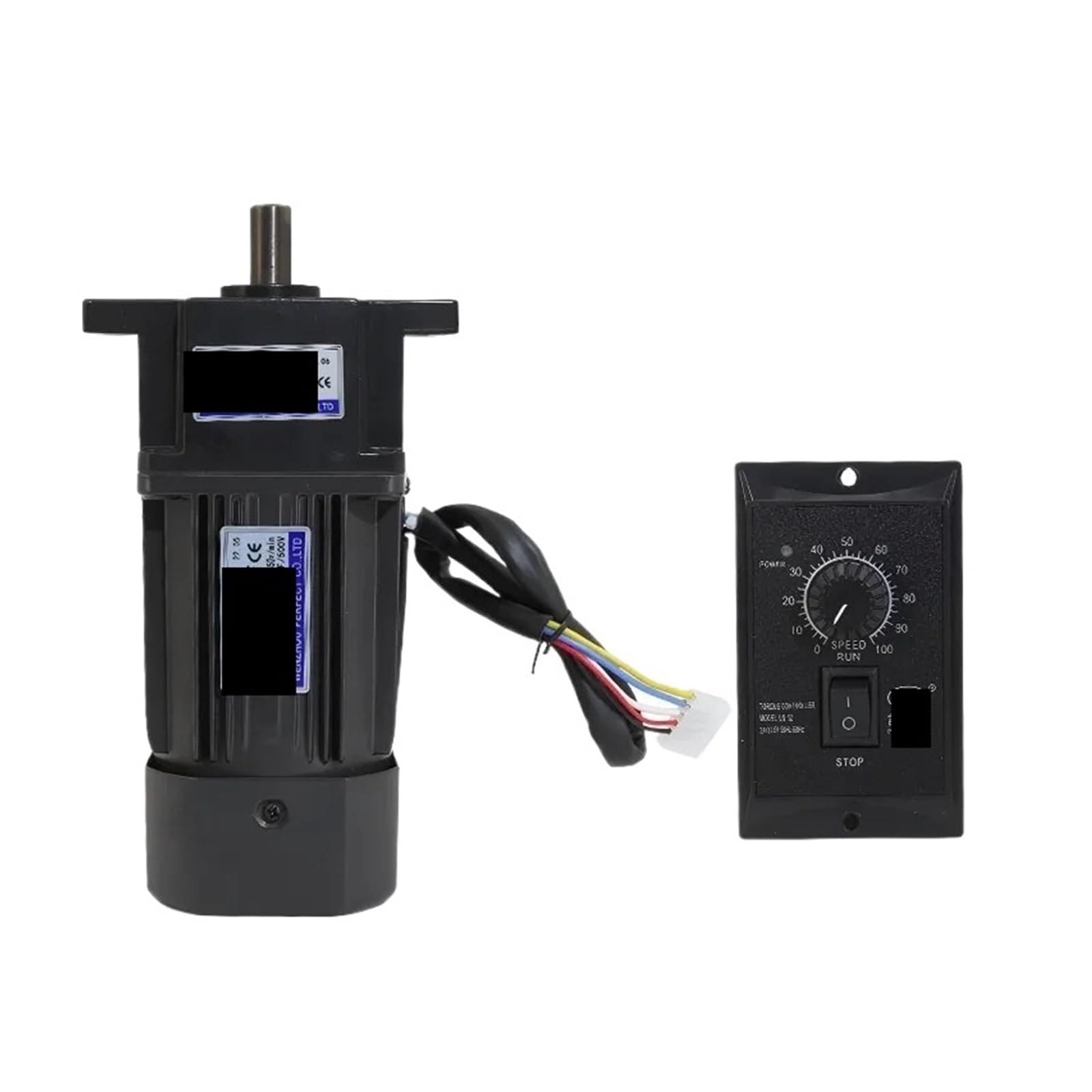 ANERTQUIH Asynchronous Motor 220V/110V Single-Phase AC 90W 5GS with Ear Reducer Gearbox + US-52 Speed Controller(40K(0-33RPM))