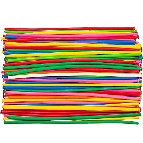 Maylai Balloon Animals Kit 100 Pack of Twisting Balloons 260Q Art Latex Long Balloons for Party Birthday Decoration