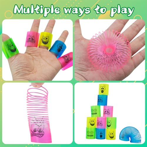 cocurb 36 pcs mini spring party favors for kids 4 to 8 birthday stress relief bulk fidget goody bag stuffers classroom prizes spring bulk toys for kids prize presents 4 bright colors