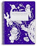 Decomposition Kittens in Space College Ruled Spiral Notebook - 9.75 x 7.5 Journal with 160 Lined Pages - 100% Recycled Paper - Cute Notebooks for School Supplies, Home & Office - Made in USA