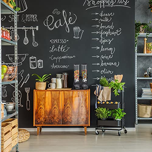 Relaxdays Müslispender doppelt, Cerealienspender für Müsli, Cornflakes, Süßigkeiten, Snackspender Kunststoff, schwarz, 1 Stück