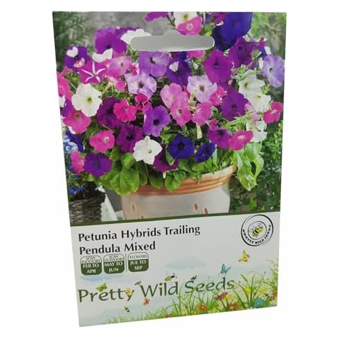 1,000 Mixed Petunia Hybrids Seeds from Pretty Wild Seeds Cover