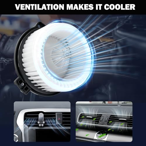 Image of 700054 Front AC Heater Blower Motor Fan Front Fit for Toyota Camry 2002 2003 2004 2005 2006, Sienna 2004 2005 2006 2007 2008 2009 2010, Solara 2004 2005 2006 2007 2008