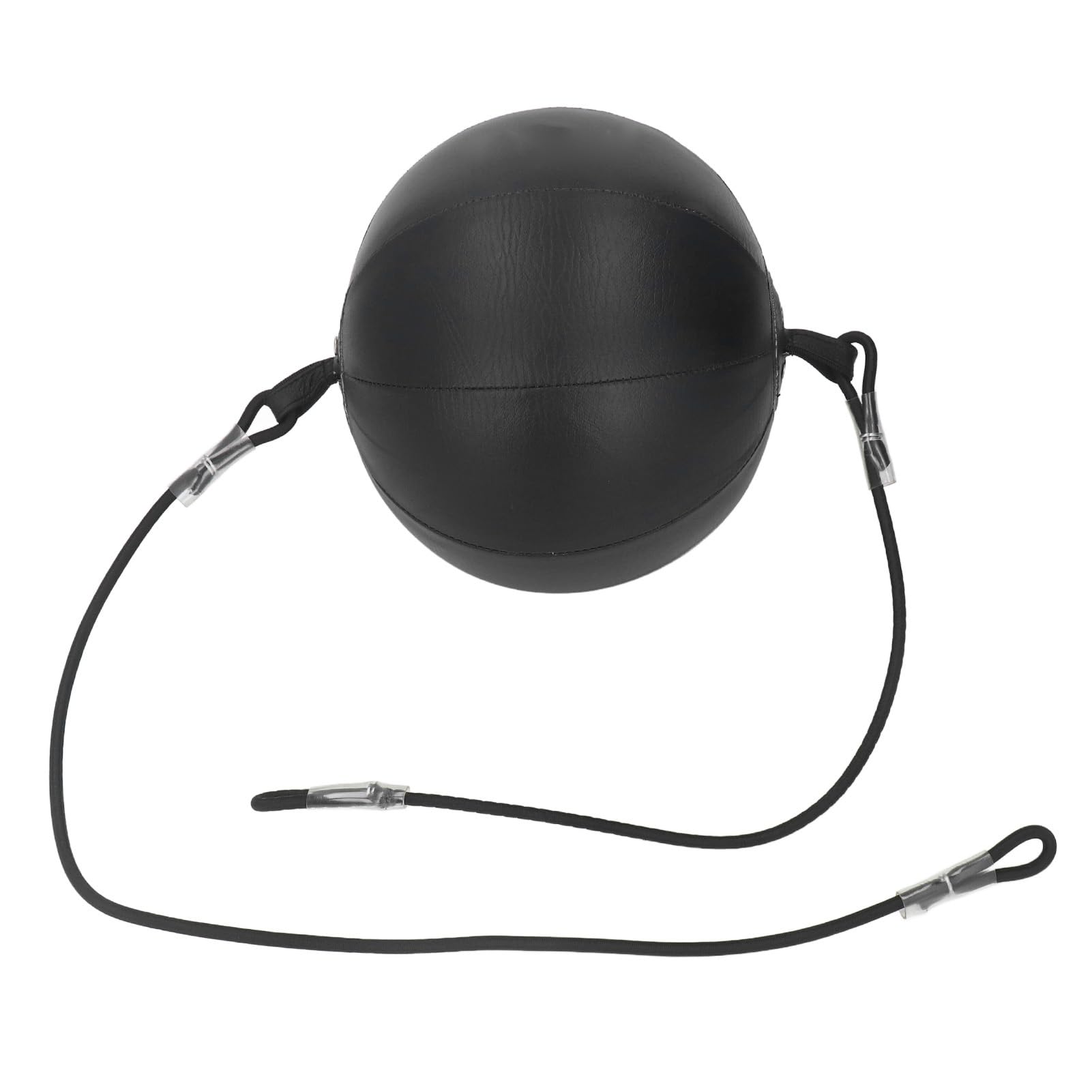 Doppelendball mit PU Leder für Schlaggeschwindigkeit, verstellbare elastische Kordel, ideal zum Training für Zuhause und unterhaltsam.