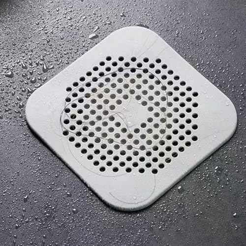 2 Pack protector de drenaje de silicona gris miniatura 3