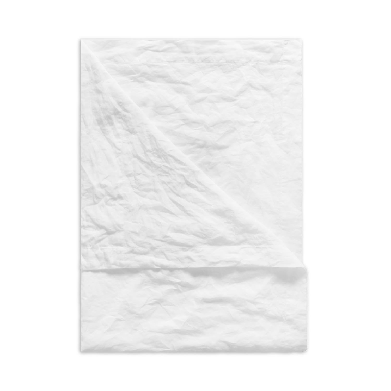 Dip & Doze White Luxury 100% Natural Linen Flat Sheet | Pure Linen Bed Sheets | Luxurious Hotel Quality | Belgian French Flax Woven In Portugal | - King