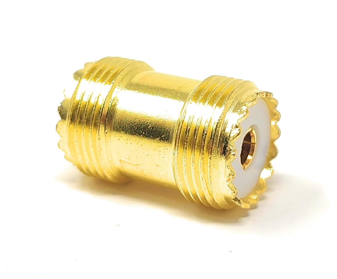 Maincore UHF PL-259 Female to Female Coaxial Adapter, PL259 Socket Coupler Connector Joiner for Antenna Radio, CB, Ham - Image 3