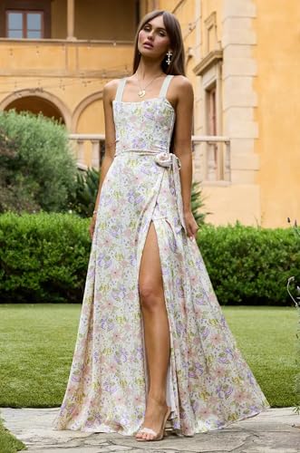 Satin Bridesmaid Dresses for Women Long Corset Prom Dresses 2025 Open Back Evening Formal Gowns with Slit4