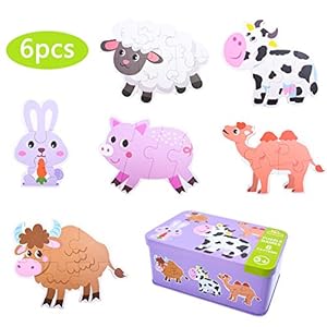 EKKONG Spielzeug für Kinder,holzspielzeug für Kinder,Holzpuzzle ab 2 3 4,Montessori Spielzeug für Weihnachten, Geburtstag, Kinderstag