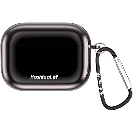 Amazon Airpods Pro ケース 耐衝撃 保護ケース ストラップ付き メタル ブラック Airpodsケース エアポッズ ワイヤレス イヤホン 充電ケース Collaborn Hashfeat F ハッシュフィート Collaborn イヤホン ヘッドホンケース