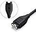 E ECSEM Charging Cable Compatible for Garmin Approach S50/S62/S60/S70/S40/S42/S44/S10/S12/G12/X10 Smartwatch, 2Pack Replacement USB Charger Cord for Approach S10/S40/S50/S60/S70 Smart Watch, Black