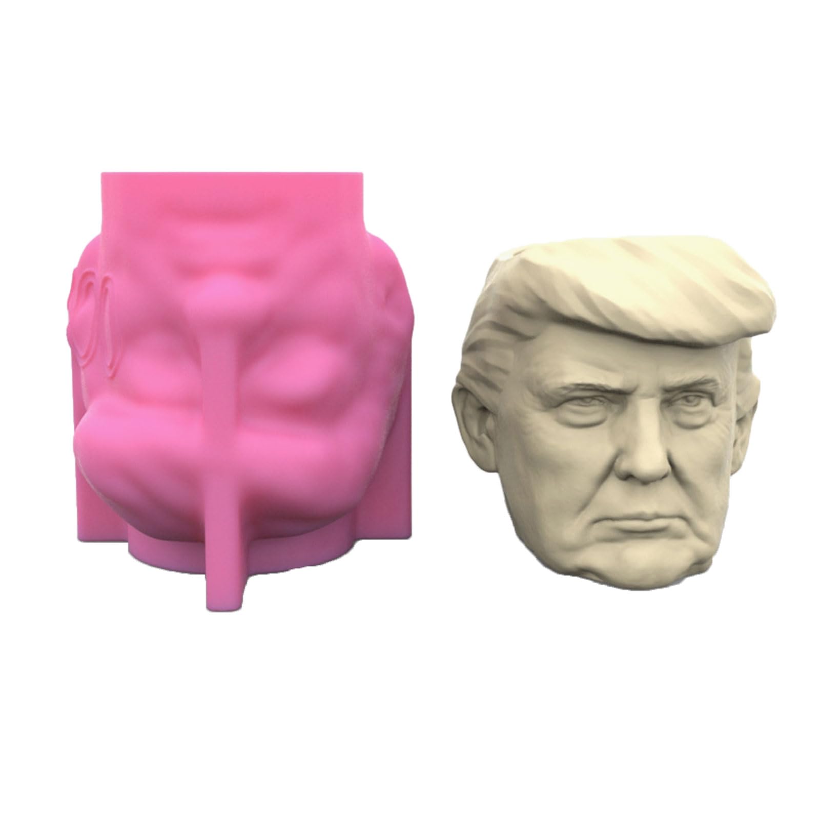 Yhplxyuus Face Figurine Flowerpots Resin Molds Human Face Figurine Plant Pots Molds for Craft Flowerpots Home Decorations Party Decorations