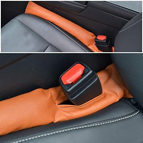 LOVMOTO Universal Car Gap Filler Organiser Car Seat Gap Filler, Car Seat Gap Organiser, PU Leather Car Accessories, Car Seat Console Side Pockets for Storage Comfortable With Fig-o Asp-ire 3