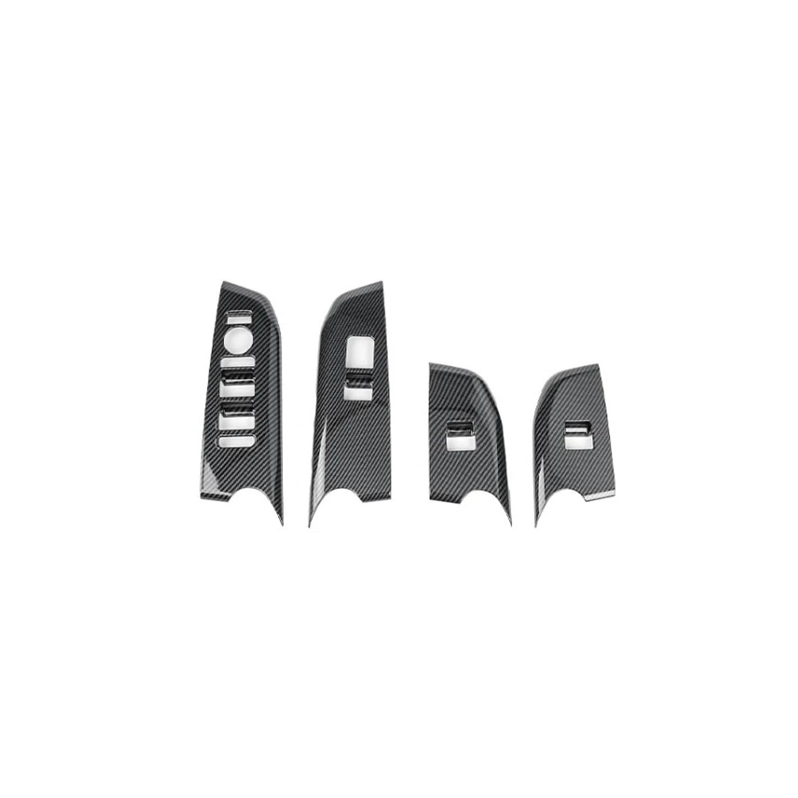 Fit For Kia K4 2024 2025 2026 LHD Window Glass Lifting Switch Button Cover Door Armrest Trim Panel(LHD For Carbon)