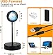 QUIGO Sunset Lamp Sonnenuntergang Lampe Led Licht Nachtlicht mit Smart App Control für Selfie Lampe Beleuchtung Schlafzimmer Wohnzimmer Party Lampe Schlafzimmer Aesthetic Room Decor…