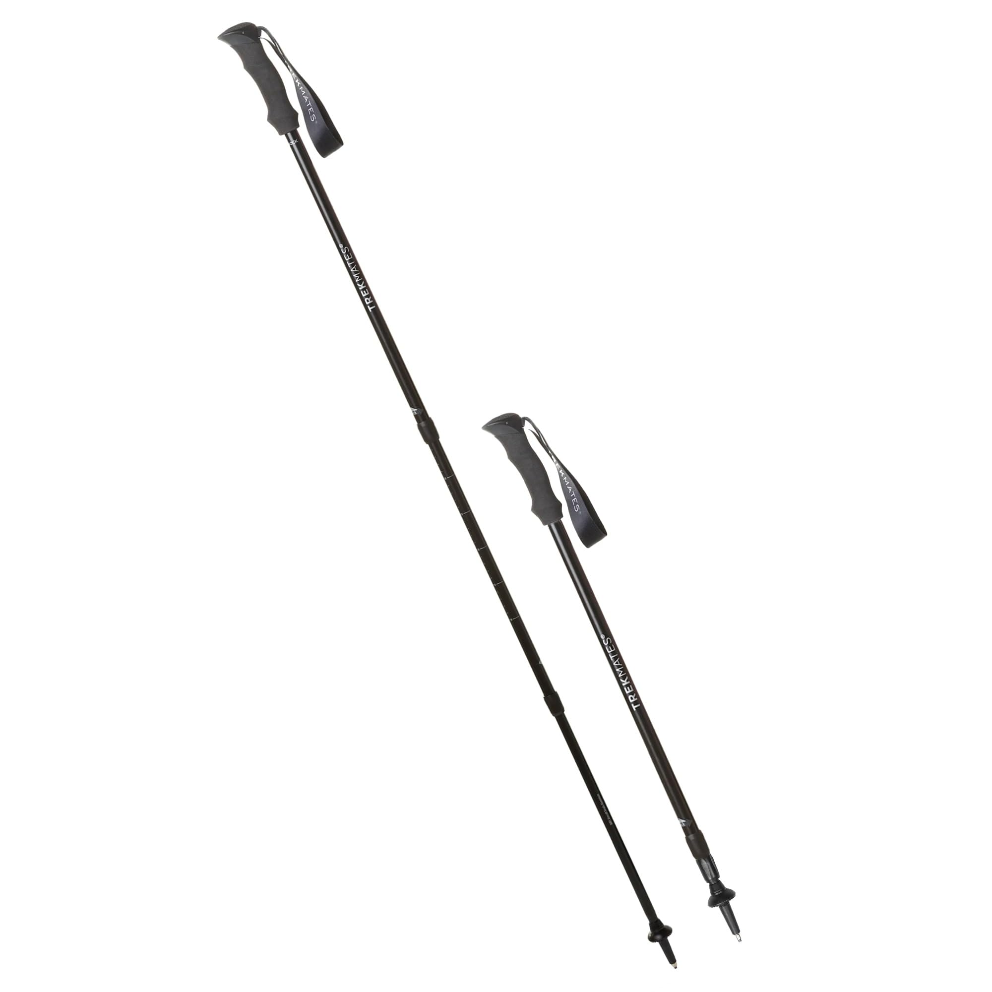 Trekmates Hiker Shock Walking Pole Single ONE SIZE BLACK