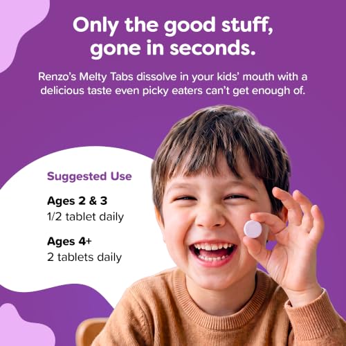 Renzo's Picky Eater Kids Multivitamin Dissolvable Tabs