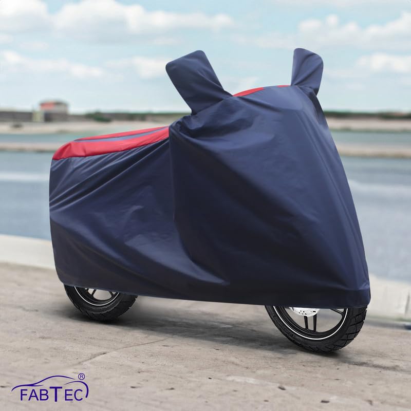 Image of FABTEC Bike /Motorcycle Body Cover Compatible with Bounce Infinity E1(Red & Blue)