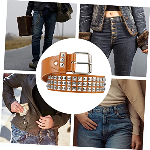 Decorative Rivet Belt Studded Belt Lightweight Fashionable Cinch for Daily Wear3