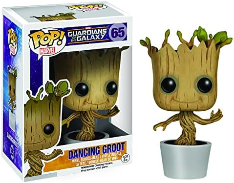 Funko POP! Marvel: Dancing Groot Bobble Action Figure,Multicolor,3.75 inches