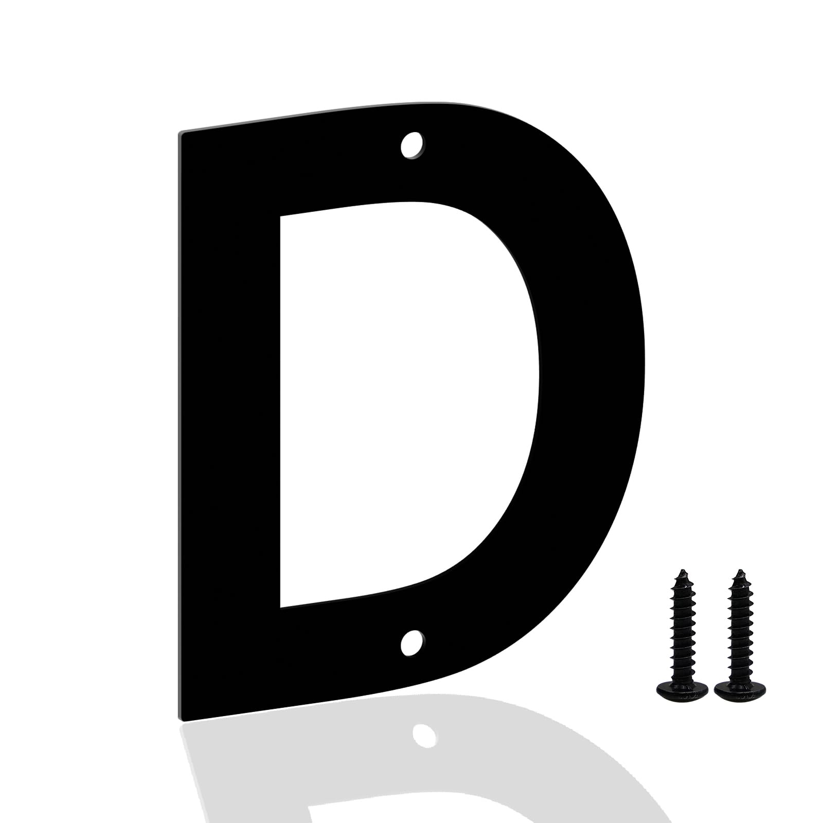 3 Inch Metal House Numbers Letters, Black House Address Numbers for Outside, Modern Metal Address Number Letters for Homes, Apartments, Farms, Office