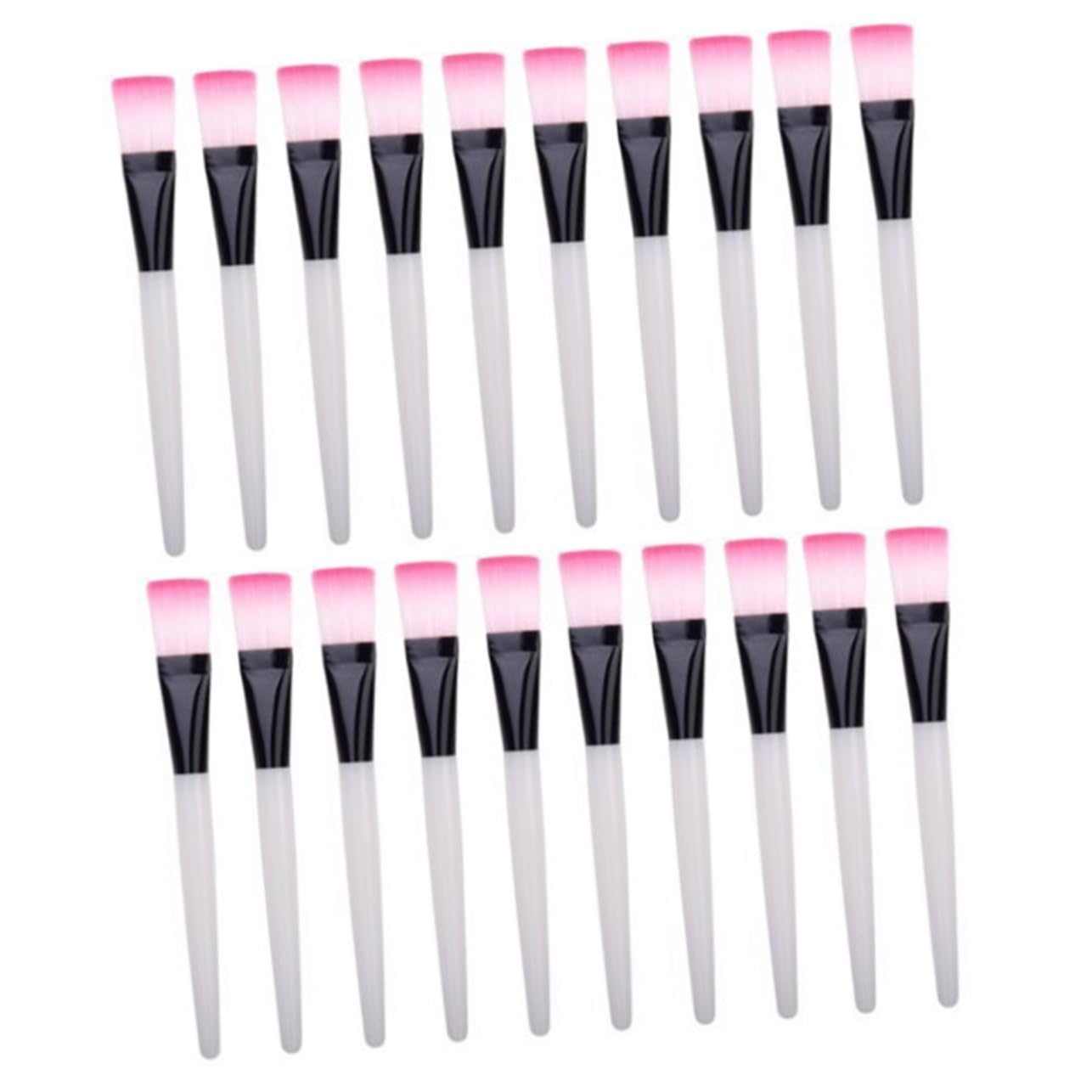 FOMIYES 20 pcs pro tools specialty tools roan Mud mask brush Mud mask applicator silicone face mask brush make up kit mini face brush bulk Mini facial brush soft fur applicator brush fan