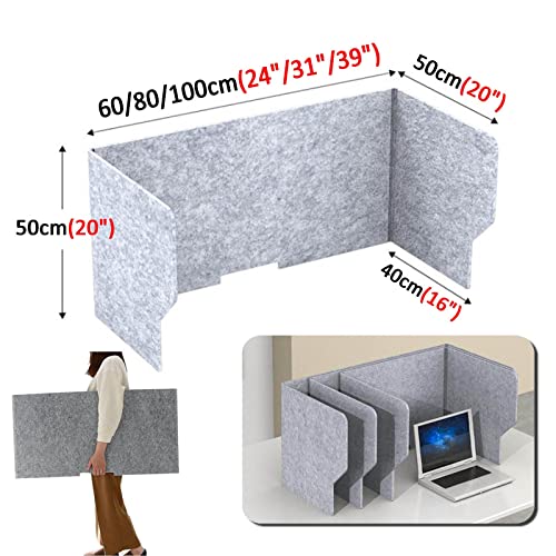 Cloison de bureau pliable acoustique réduction bruit assis-debout - 3