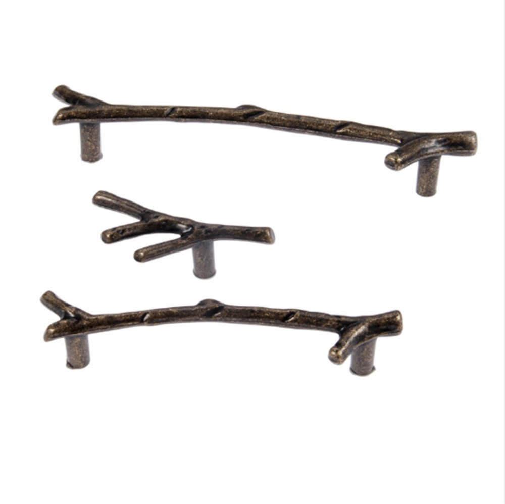 Stück Moderne Minimalistische Kreative AST-Zuggriffe für Küchenschränke Kleiderschränke Und Kommodentüren Möbeldekorationszubehör (Lochabstand 128 mm)