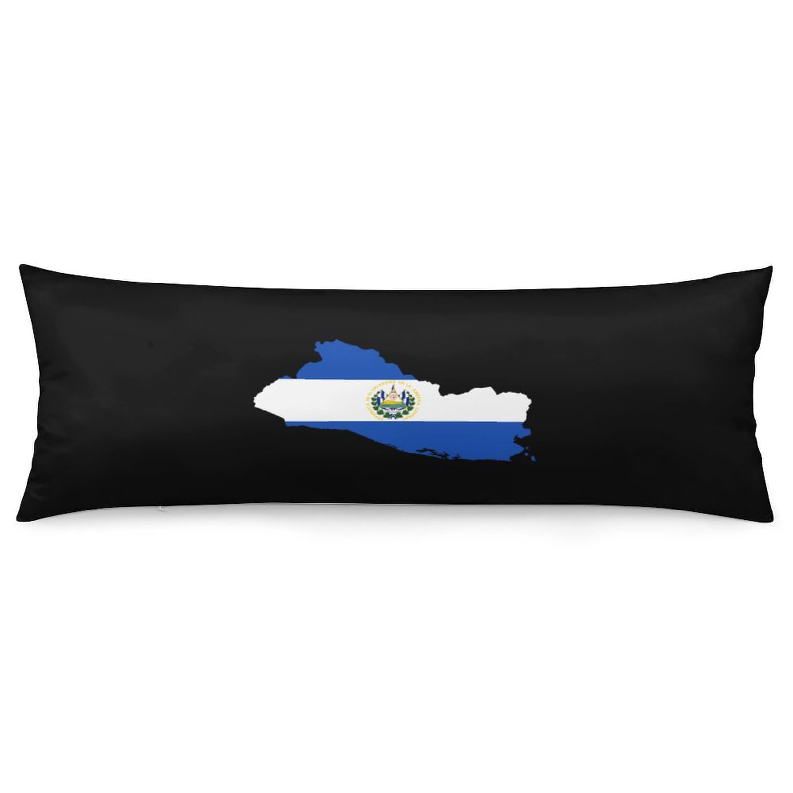 El Salvador Flag Map Body Pillow Cover Lightweight Long Pillow Case for Cushion Sofa Living Room Bed 20