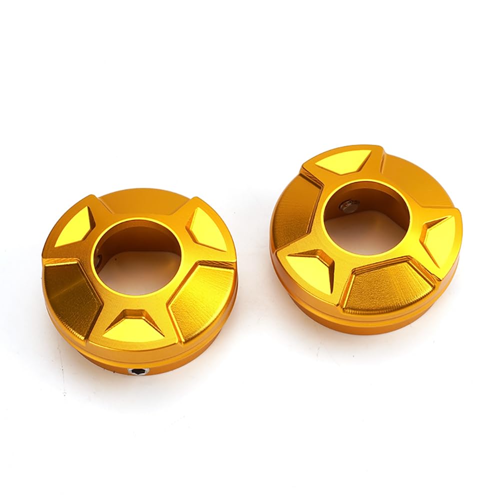 Per VOGE Valico DS900X DS525X DS625X 900 DSX 525 DSX 625 DSX900 DSX525 2023 2024 2025 625dsx Accessori Moto Tre Stelle Copertura Colonna in Alluminio CNC Copertura Decorativa Antiurto (Oro)