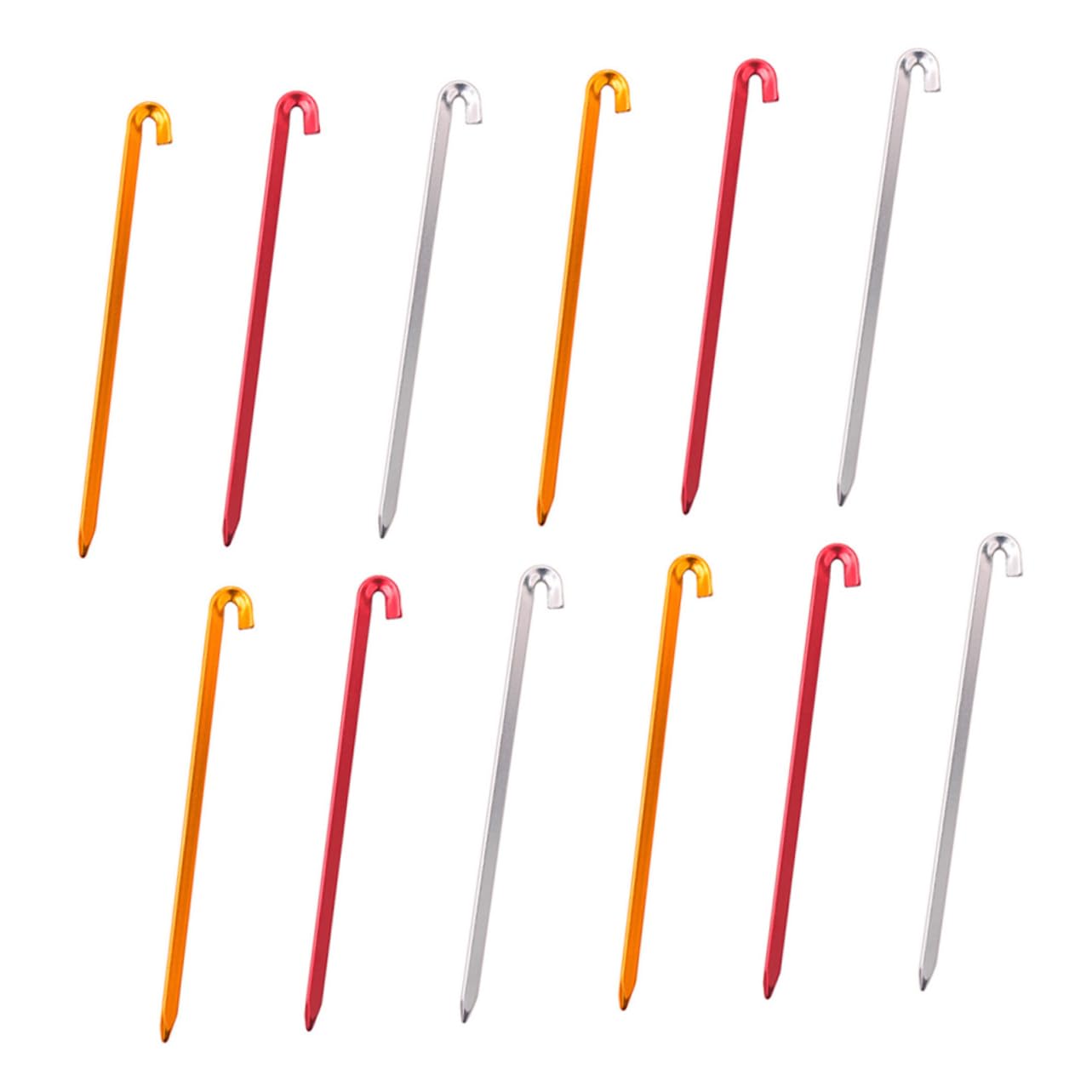 Piquetas para camping de aluminio ultraligeras y estacas resistentes POPETPOP