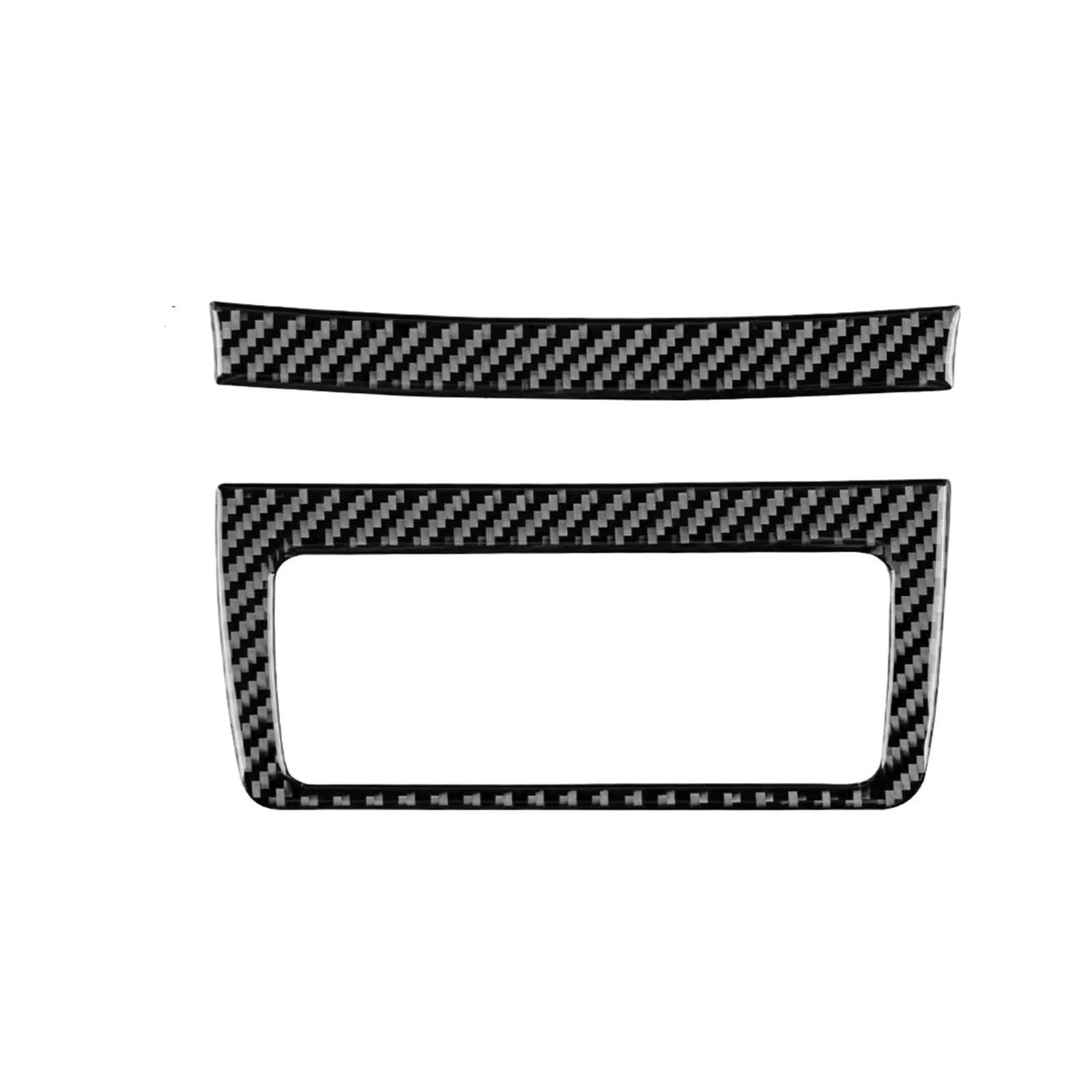 Car Trim Interior for Lexus IS250 300 350 200T 2013-2019 Car Rear Center Console Trim Soft Carbon Fiber Sticker Interior Mouldings