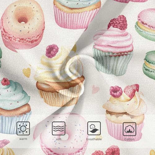 Girls Underwear Soft Cotton Cupcakes Donut Kids Panties in Sizes 2/3t, 4t, 5t, 6 and 83