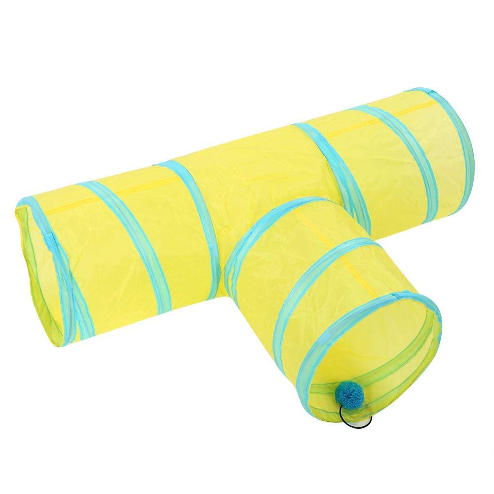 PETS EMPIRE 3 Way Metal Tunnel, Cat Toys Pet Tube, Collapsible Pets Tunnels Tubes, T-Shaped Cats Play Tunnel, Outdoor Indoor Toy with Hanging Ball for Cats, Kitten (B07W7P98S2) Amazon Price History, Amazon Price Tracker