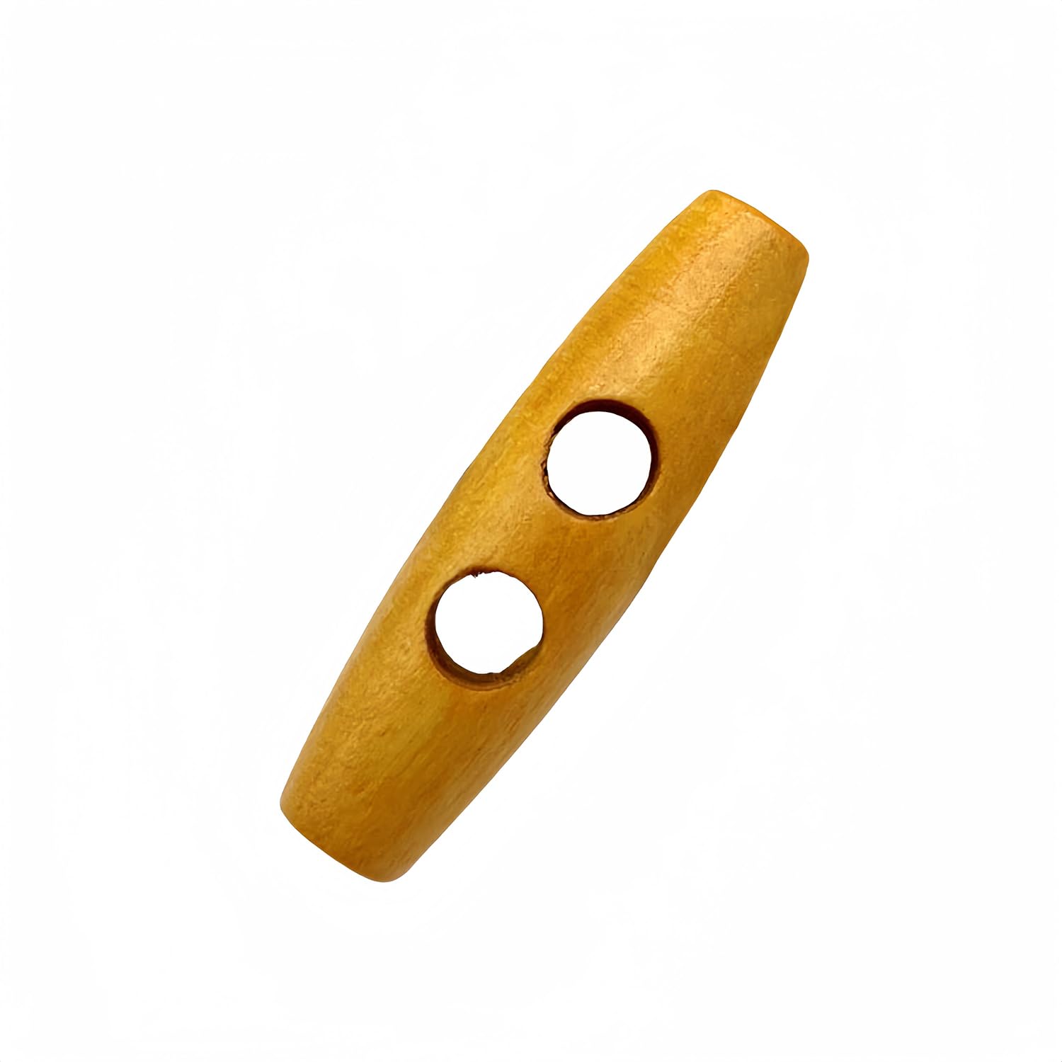 5 pcs Olives Buttons - 2 Hole Wood Toggle Sewing Craft DIY Accessory for Clothing Coat Jacket Blazer Bag