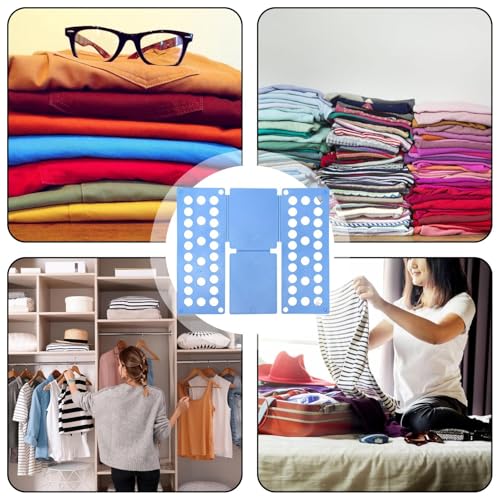 Tablero Para Doblar Ropa, Doblador De Camisas Y Camisetas, Plegador De Camisetas, Tablero Plegable Ropa, Doblador Ropa Tabla Para Doblar Ropa Plegado Rápido Y Conveniente Camisas Para Niños Y Adulto