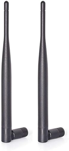 Miniatura 8 de Bingfu - Antena de 4 G LTE, 6 dBi, SMA macho (2 unidades) compatible con 4G LTE, inalámbrica, CPE, router, punto de acceso, puerta de enlace,