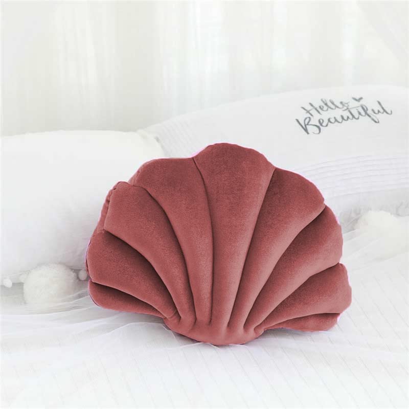 Peach Cuddle Seashell Decorative Cushion (Pack of 1, Size: 16x16 Inch, Lavender, Velvet) Seashell Cushion for Home Decor, Bedroom, Living Room, Nursery, Luxury Cushion (B0BRJ75YNZ) Amazon Price History, Amazon Price Tracker