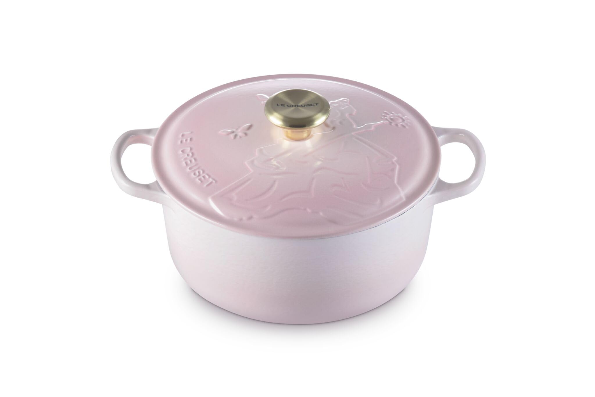 Le Creuset Wicked Collection Glinda Cocotte ronde en fonte gaufrée