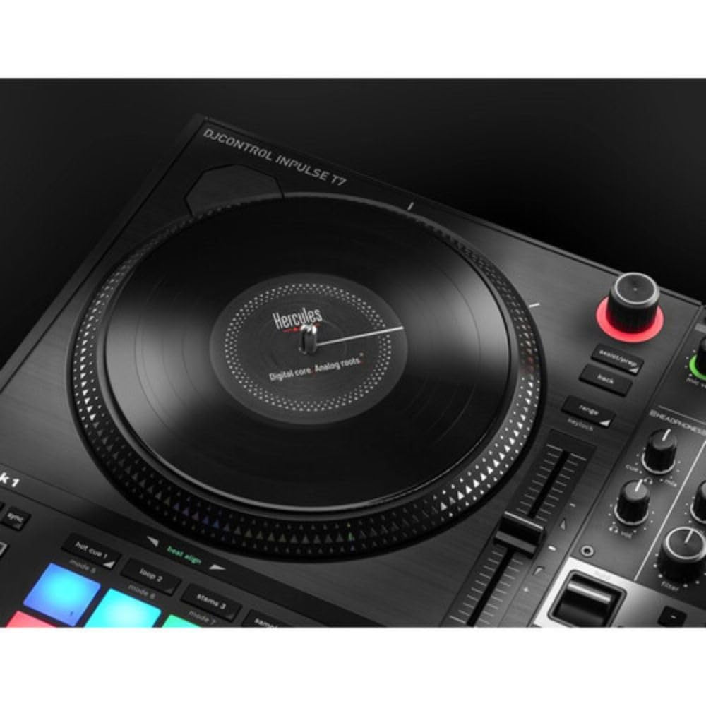 Amazon.com: Hercules DJControl Inpulse T7 2 Deck Controlador de DJ