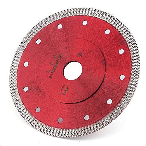 Image of Casaverde 6 inch Porcelain Cutting Blade,Diamond Cutting Blade | Fast,Clean Cuts with Great Life & Speed,Thin Turbo Mesh Rim, Suitable for Granite Marble Ceramic Tiles,7 /8 inch-5 /8 inch Arbor
