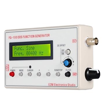 1HZ-500KHZ DDS Functional Signal Generator Sine + Square + Triangle + Sawtooth Waveform