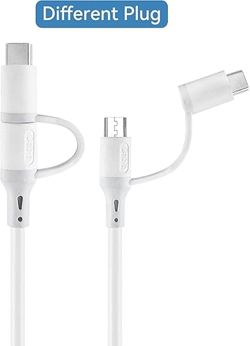 Miniatura 2 de Smays Cable de carga de 6 pies para Kindle Paperwhite de 11.ª generación, Kindle Oasis, Fire HD 10 y tabletas Fire, cable combinado micro USB y USB-C