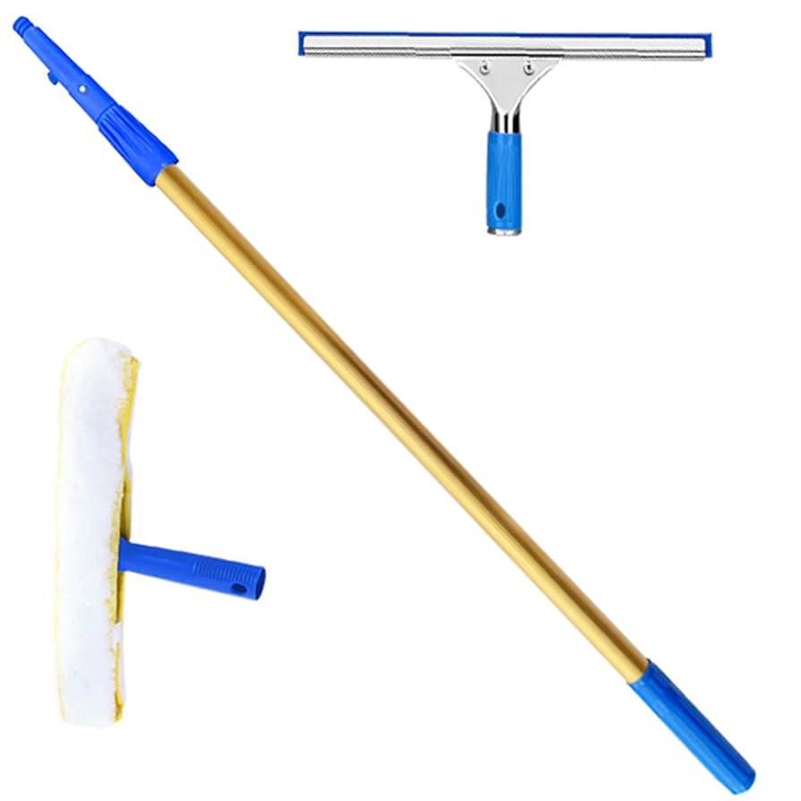 水切りワイパー 延長ポール付 Amazon｜水切りワイパー 多用途 スクイジー 延長ポール付き 4.5m