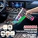 Car Vacuum Portable Cordless, 20000PA High Power Vacuum Cleaner, Brushless Motor, 3-Speed Modes, 4 in 1 Compressed Air Duster, Air Blower, Pump Handheld Vacuum with LED for Car, Home, Office, Camping