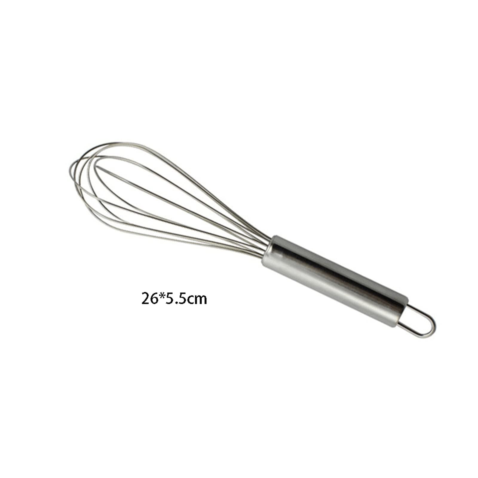 Schneebesen, Schneebesen aus Edelstahl, 10-Zoll-Edelstahl-Ballondraht-manueller Schneebesen-Backgerät-Milchcreme-Buttermischer