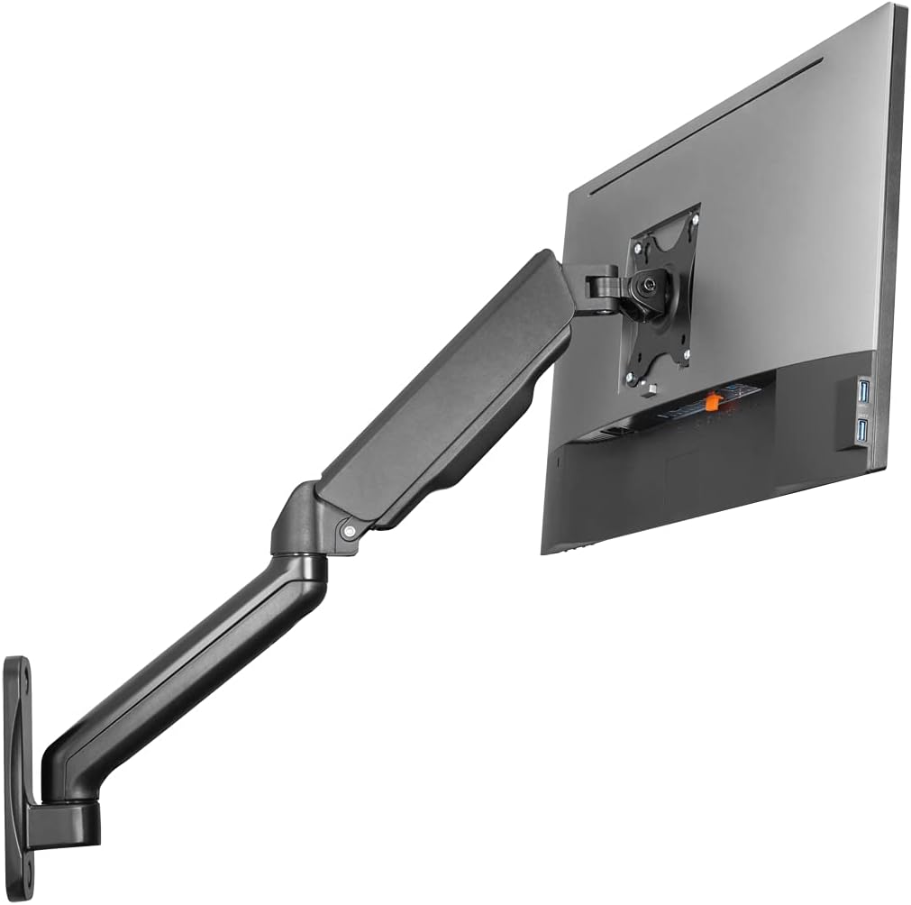LogiLink BP0145 - Monitor Wall Mount 17-32 Inch Gas Strut 90-540 mm Black